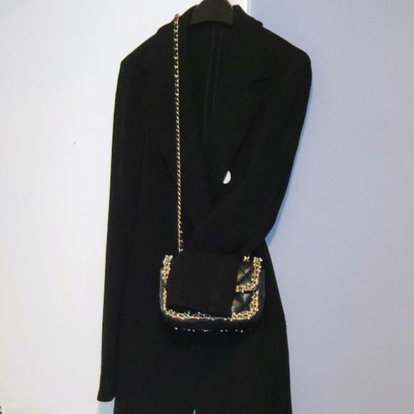 PROENZA SCHOULER Asymmetric Textured Suiting Blazer Jacket - Picture 4 of 15